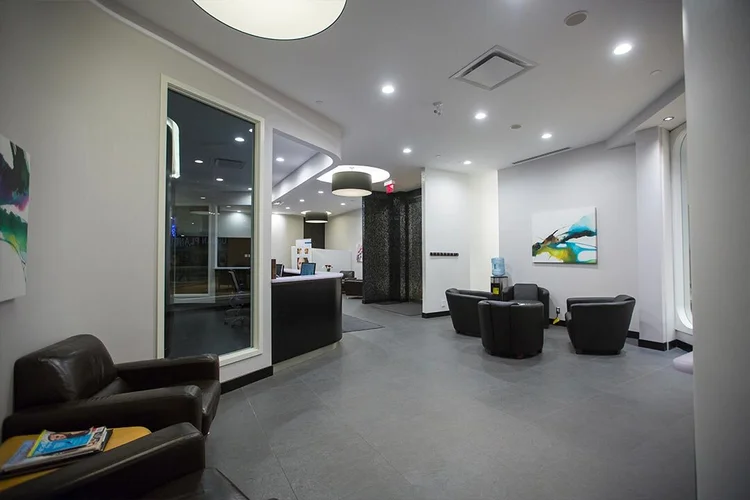 Hallway seating at Londonderry Dental Centre II