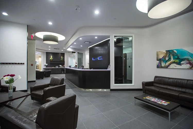 Reception and waiting area at Londonderry Dental Centre II