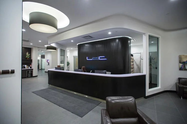 Reception desk at Londonderry Dental Centre II