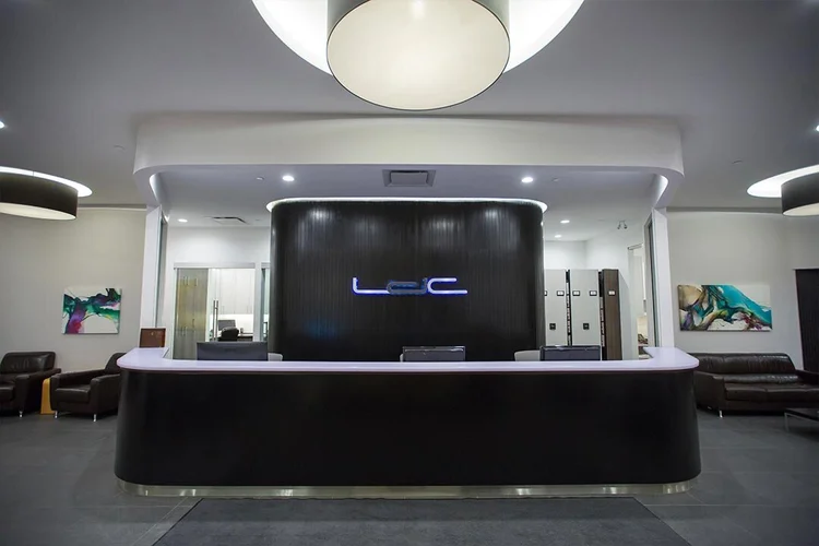 Reception desk at Londonderry Dental Centre II